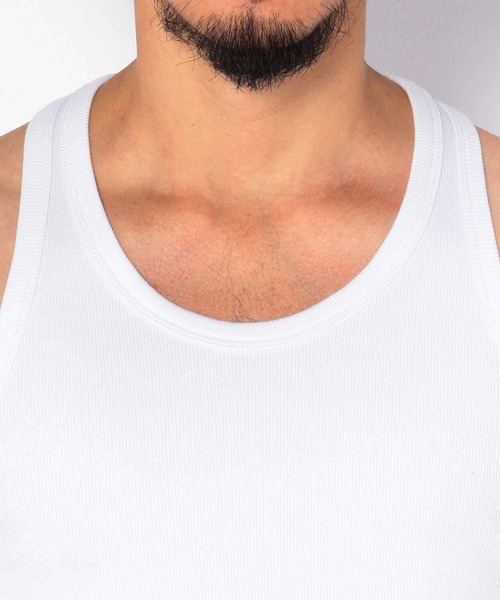 AVIREX（アヴィレックス）の「【DAILY】デイリー タンクトップ/DAILY TANK TOP/AVIREX/アヴィレックス（タンクトップ・メンズ・ブラック/ホワイト/チャコール/その他11/グレー/オリーブ系・M/S/L/XL）」の7枚目の写真