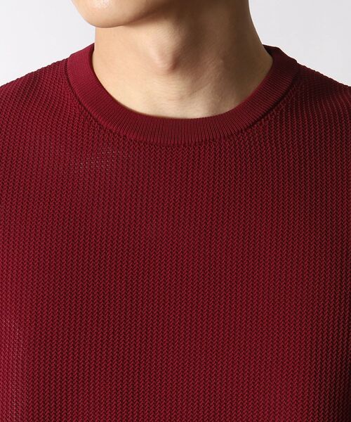 THE SHOP TK （ザ ショップ ティーケー ）の「◆【ベスト+ロンT セットアイテム】ポリニットサイドオープンベスト（ベスト・メンズ・ボルドー/ブラック/ライトグリーン/ベージュ・03/02/04）」の8枚目の写真