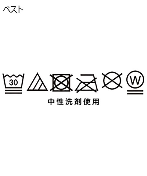 THE SHOP TK （ザ ショップ ティーケー ）の「◆【ベスト+ロンT セットアイテム】ポリニットサイドオープンベスト（ベスト・メンズ・ボルドー/ブラック/ライトグリーン/ベージュ・03/02/04）」の14枚目の写真