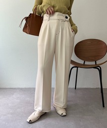 CAPRICIEUX LE'MAGE | ステッチベルトストレートパンツ(その他パンツ)