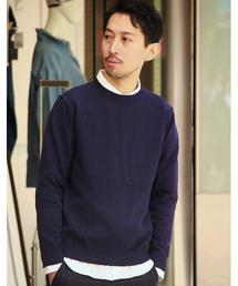 EDIFICE | ◇ミドルゲージコットンクルーネックプルオーバー(ニット/セーター)