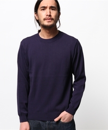 EDIFICE | ◇ミドルゲージコットンクルーネックプルオーバー(ニット/セーター)