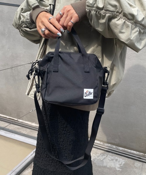 Drifter（ドリフター）の「【Drifter/ドリフター】SQUARE MINI BAG（トートバッグ・レディース・ブルー/ブラウン/ブラック・FREE）」の4枚目の写真