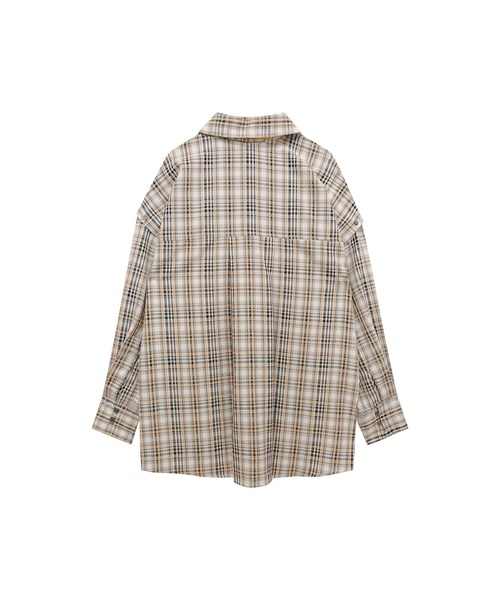 ADIRA（アディラ）の「マルチウェイオーバーシャツ（シャツ/ブラウス・レディース・ブルーグレー/ブラック・MEDIUM）」の15枚目の写真