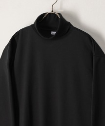 ポンチタートルネック長袖Tシャツ