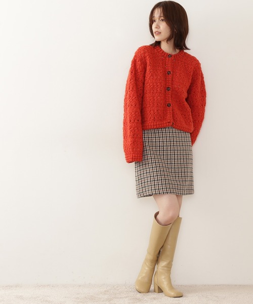 N.（N. Natural Beauty Basic）（エヌエヌナチュラルビューティーベーシック）の「【松井愛莉さん着用】◆ステッチヒールロングブーツ（ブーツ・レディース・ブラック/ベージュ・24.5/23.5）」の15枚目の写真