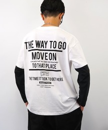 GGD SELECT（ジージーディー　セレクト）の「オーバーサイズフェィクレイヤード ロングスリーブTシャツ（Tシャツ/カットソー・メンズ）」