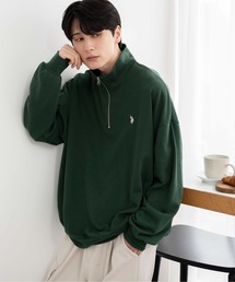U.S. POLO ASSN. | ∴WEGO/【WEB限定】USPOLO別注  ハーフZIPプルオーバー(スウェット)