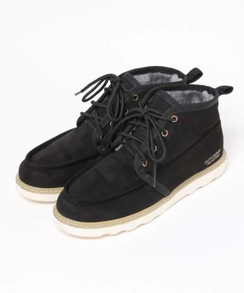 BAYFLOW(ベイフロー)の「ボアモカシンシューズ(モカシン/デッキシューズ・メンズ・キャメル/ブラック/アイボリー・SMALL/MEDIUM)」の6枚目の写真