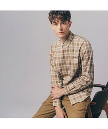 LACOSTE | トーナルチェックジャージシャツ(シャツ/ブラウス)