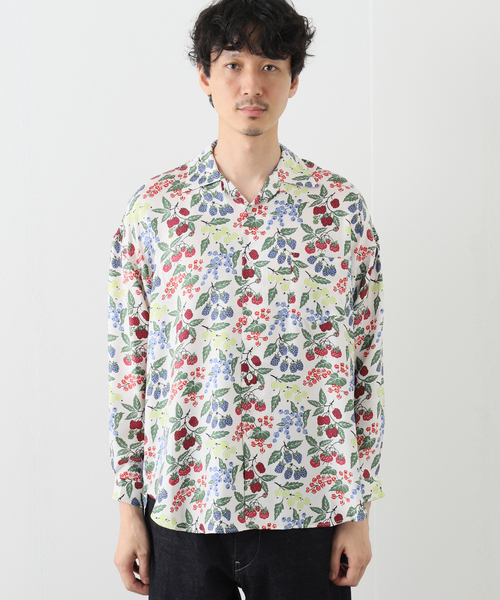 WESTOVERALLS（ウエストオーバーオールズ）の「【WESTOVERALLS / ウェストオーバーオールズ】UWP SILK SHIRTS（シャツ/ブラウス・メンズ・ボルドー・MEDIUM）」の7枚目の写真
