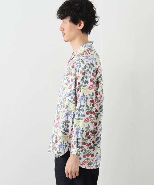 WESTOVERALLS（ウエストオーバーオールズ）の「【WESTOVERALLS / ウェストオーバーオールズ】UWP SILK SHIRTS（シャツ/ブラウス・メンズ・ボルドー・MEDIUM）」の14枚目の写真