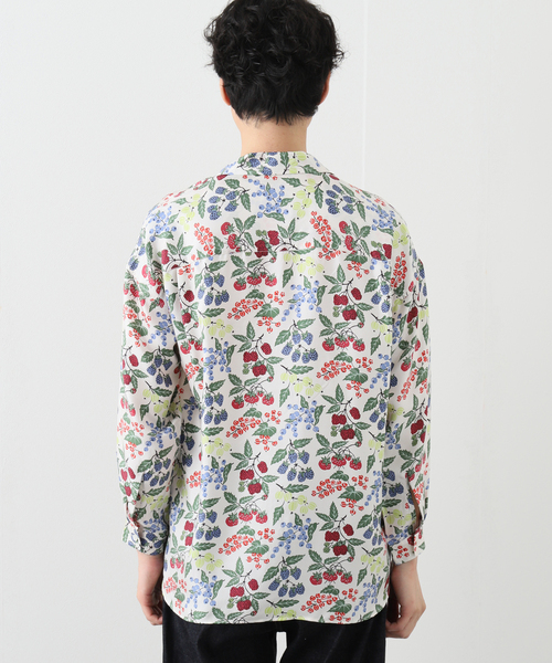 WESTOVERALLS（ウエストオーバーオールズ）の「【WESTOVERALLS / ウェストオーバーオールズ】UWP SILK SHIRTS（シャツ/ブラウス・メンズ・ボルドー・MEDIUM）」の5枚目の写真