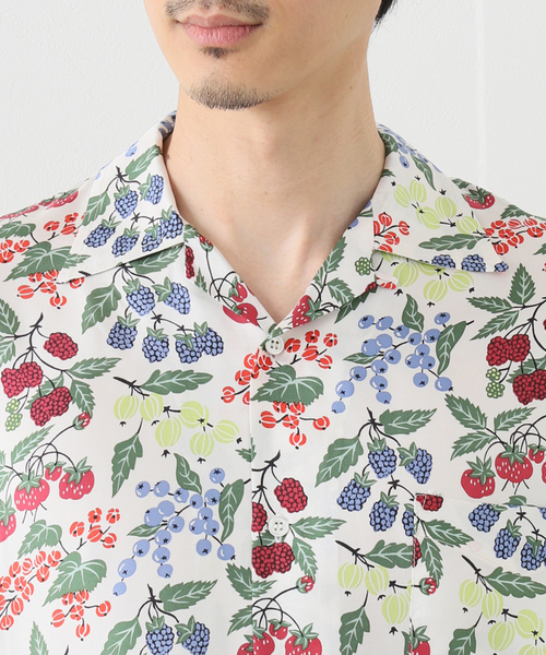 WESTOVERALLS（ウエストオーバーオールズ）の「【WESTOVERALLS / ウェストオーバーオールズ】UWP SILK SHIRTS（シャツ/ブラウス・メンズ・ボルドー・MEDIUM）」の3枚目の写真