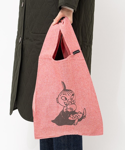 MOOMIN(ムーミン)の「MOOMIN / ムーミン MOTTERU モッテル エコバッグ MM7521WNI DC(トートバッグ・レディース・グレー/レッド/ベージュ/その他4/その他6/その他1/その他2/その他3/その他5・FREE)」の5枚目の写真