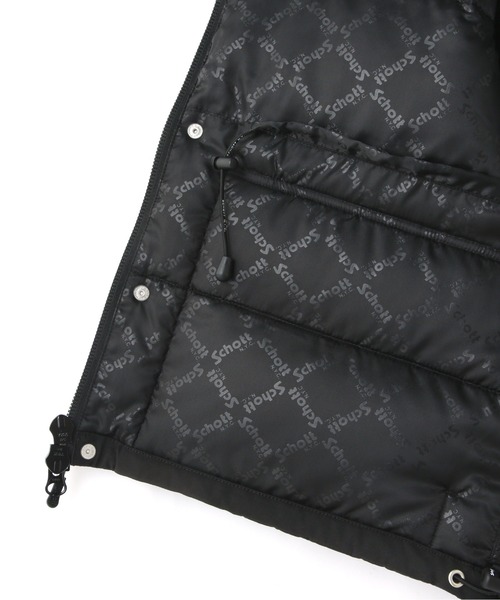 schott（ショット）の「Schott/ショット/CLASSIC HOODED DOWN JACKET/クラシック　フードダウンジャケット（ダウンジャケット/コート・メンズ・タン/ブラック/グリーン・L/XL/2XL/M/S）」の19枚目の写真