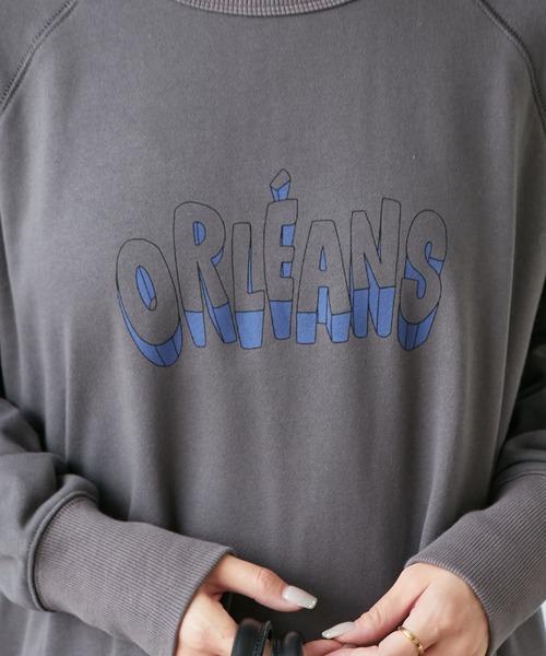 PUAL CE CIN(ピュアルセシン)の「裏毛ロゴプリントワンピース(ワンピース・レディース・ベージュ/グレー/アイボリー・FREE)」の9枚目の写真