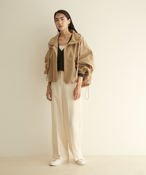 SALON adam et rope'(サロン アダム エ ロペ)の「オックススタイルアップパンツ(その他パンツ・レディース・ブラック/オフホワイト/ピンク・X-SMALL/S/M)」の13枚目の写真