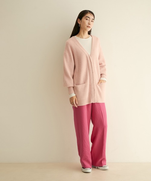 SALON adam et rope'(サロン アダム エ ロペ)の「オックススタイルアップパンツ(その他パンツ・レディース・ブラック/オフホワイト/ピンク・X-SMALL/S/M)」の19枚目の写真