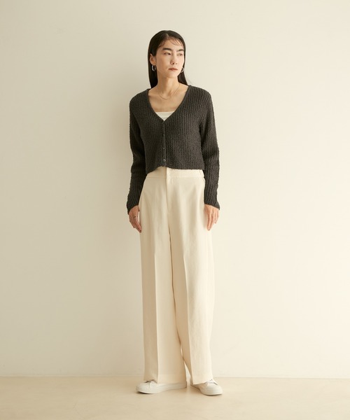 SALON adam et rope'(サロン アダム エ ロペ)の「オックススタイルアップパンツ(その他パンツ・レディース・ブラック/オフホワイト/ピンク・X-SMALL/S/M)」の21枚目の写真