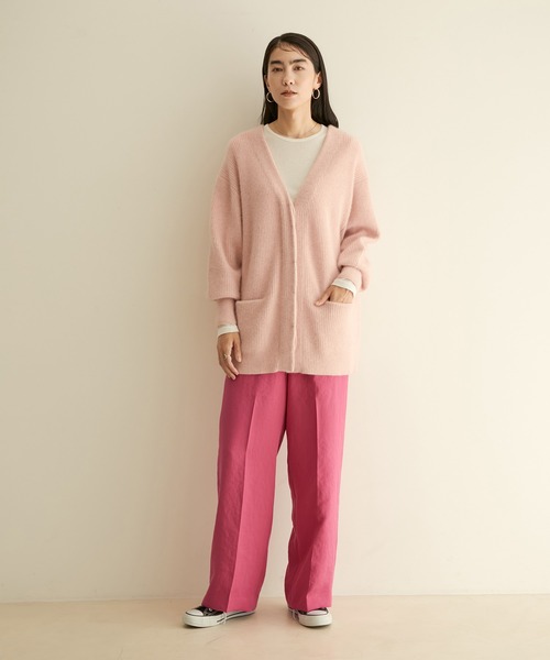 SALON adam et rope'(サロン アダム エ ロペ)の「オックススタイルアップパンツ(その他パンツ・レディース・ブラック/オフホワイト/ピンク・X-SMALL/S/M)」の5枚目の写真