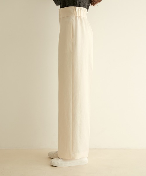 SALON adam et rope'(サロン アダム エ ロペ)の「オックススタイルアップパンツ(その他パンツ・レディース・ブラック/オフホワイト/ピンク・X-SMALL/S/M)」の20枚目の写真