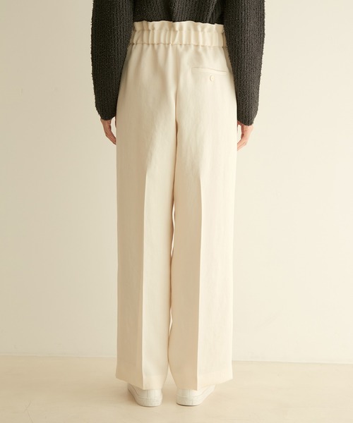 SALON adam et rope'(サロン アダム エ ロペ)の「オックススタイルアップパンツ(その他パンツ・レディース・ブラック/オフホワイト/ピンク・X-SMALL/S/M)」の12枚目の写真