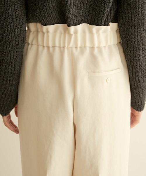 SALON adam et rope'(サロン アダム エ ロペ)の「オックススタイルアップパンツ(その他パンツ・レディース・ブラック/オフホワイト/ピンク・X-SMALL/S/M)」の18枚目の写真