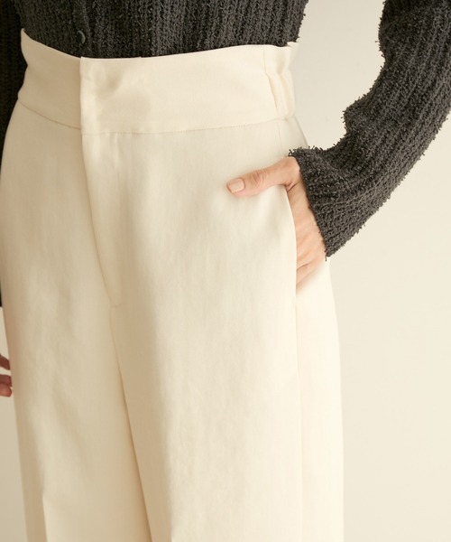 SALON adam et rope'(サロン アダム エ ロペ)の「オックススタイルアップパンツ(その他パンツ・レディース・ブラック/オフホワイト/ピンク・X-SMALL/S/M)」の8枚目の写真