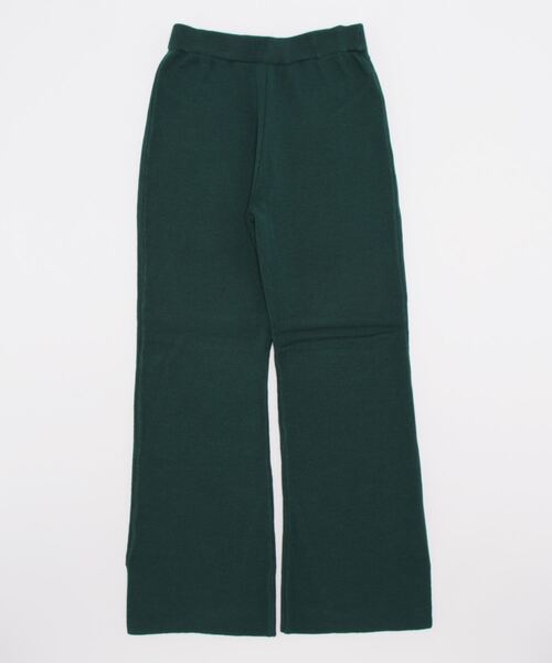 STYLEBLOCK(スタイルブロック)の「サイドスリットミラノリブニットフレアパンツ(その他パンツ・レディース・ダークグリーン/ブラック/アイボリー/ピンク系その他/グレイッシュベージュ・FREE)」の11枚目の写真