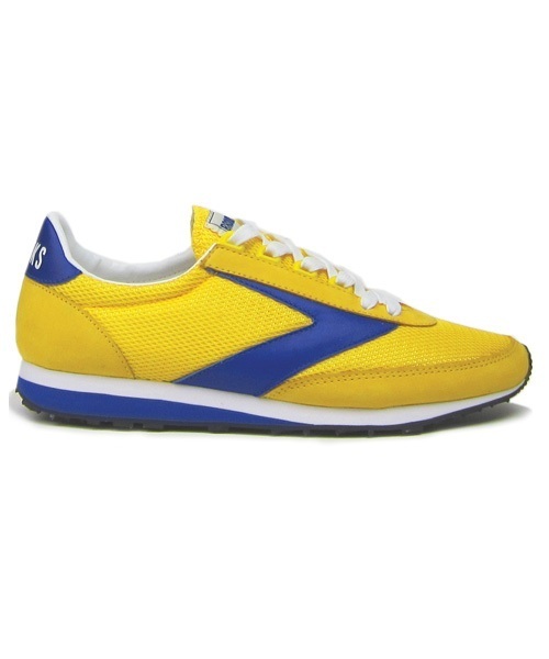 styles（スタイルス）の「メンズ ブルックス ヴァンテージ イエロー ネイビー BROOKS MEN VANTAGE 409/741（スニーカー・メンズ・イエロー/ネイビー・27cm/26cm/27.5cm/28cm/26.5cm）」の2枚目の写真