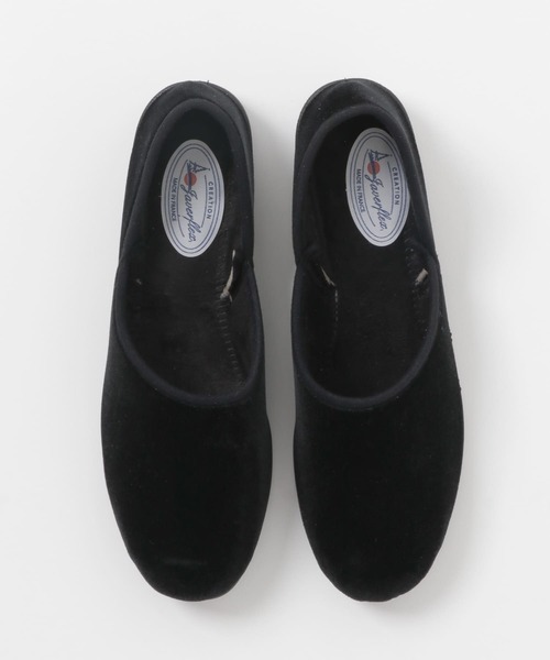 URBAN RESEARCH DOORS（アーバンリサーチドアーズ）の「JAVERFLEX　ベロアスリッポン（スリッポン・レディース・ブラウン/ブラック・36/37/38）」の8枚目の写真