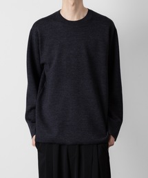 ATTACHMENT | 【 直営店・ZOZOTOWN限定 】W/PE DOUBLE FACE KNIT CREWNECK PULLOVER / W/PE ダブルフェイス クルーネックプルオーバー(ニット/セーター)