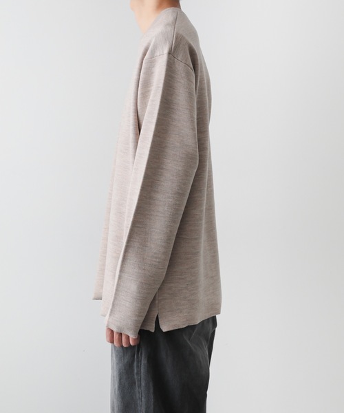 ATTACHMENT(アタッチメント)の「【 直営店・ZOZOTOWN限定 】W/PE DOUBLE FACE KNIT CREWNECK PULLOVER / W/PE ダブルフェイス クルーネックプルオーバー(ニット/セーター・メンズ・グレー系その他/ダークグレー/ベージュ・1/2/3/4)」の20枚目の写真