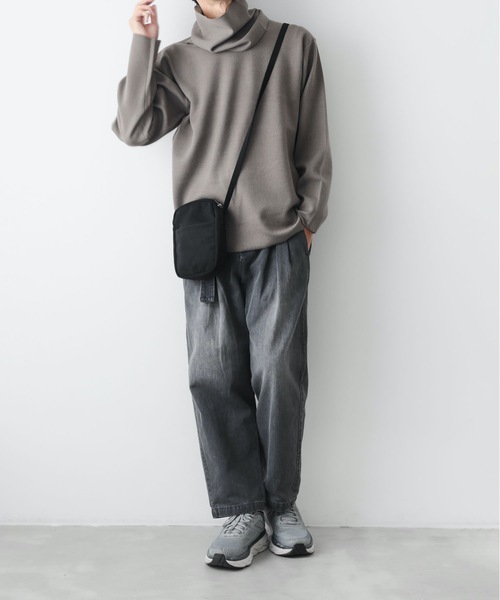 ATTACHMENT(アタッチメント)の「【 直営店・ZOZOTOWN限定 】W/PE DOUBLE FACE KNIT CREWNECK PULLOVER / W/PE ダブルフェイス クルーネックプルオーバー(ニット/セーター・メンズ・グレー系その他/ダークグレー/ベージュ・1/2/3/4)」の14枚目の写真