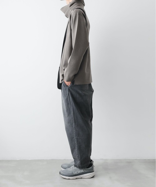 ATTACHMENT(アタッチメント)の「【 直営店・ZOZOTOWN限定 】W/PE DOUBLE FACE KNIT CREWNECK PULLOVER / W/PE ダブルフェイス クルーネックプルオーバー(ニット/セーター・メンズ・グレー系その他/ダークグレー/ベージュ・1/2/3/4)」の15枚目の写真