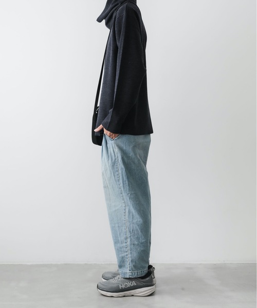 ATTACHMENT(アタッチメント)の「【 直営店・ZOZOTOWN限定 】W/PE DOUBLE FACE KNIT CREWNECK PULLOVER / W/PE ダブルフェイス クルーネックプルオーバー(ニット/セーター・メンズ・グレー系その他/ダークグレー/ベージュ・1/2/3/4)」の5枚目の写真
