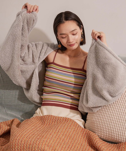 シープボア2wayボレロ（ルームウェア/パジャマ）｜Fashion Letter