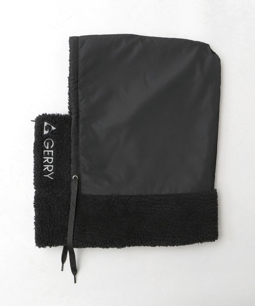 GERRY（ジェリー）の「GERRY / ジェリー / 裏ボア フロントジップ ポリタフタ フードウォーマー / ネックウォーマー / フェイスガード（ネックウォーマー/スヌード・メンズ・ブラック・FREE）」の10枚目の写真