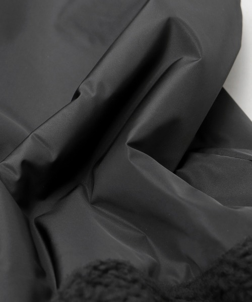 GERRY（ジェリー）の「GERRY / ジェリー / 裏ボア フロントジップ ポリタフタ フードウォーマー / ネックウォーマー / フェイスガード（ネックウォーマー/スヌード・メンズ・ブラック・FREE）」の11枚目の写真