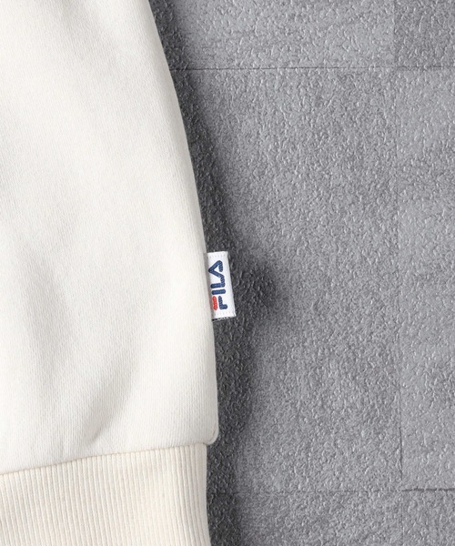 FILA(フィラ)の「【FILA】切り替えクルースウェット(スウェット・キッズ・ブラウン/ホワイト/ブラック・120/130/140/150/160)」の22枚目の写真