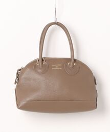 【YOUNG&OLSEN】EMBOSSED LEATHER ZIP BOAT BAG S
