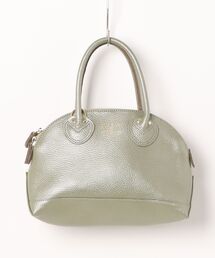 【YOUNG&OLSEN】EMBOSSED LEATHER ZIP BOAT BAG S