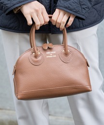 YOUNG&OLSEN The DRYGOODS STORE | 【YOUNG&OLSEN】EMBOSSED LEATHER ZIP BOAT BAG S(ハンドバッグ)