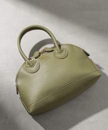 【YOUNG&OLSEN】EMBOSSED LEATHER ZIP BOAT BAG S