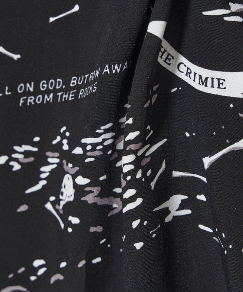 美品 THE CRIMIE クライミー スカル アロハ メンズシャツ XLサイズ CRIMIE（クライミー）の「SKULL ALOHA LONG SLEEVE RAYON SHIRT