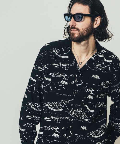 CRIMIE（クライミー）の「SKULL ALOHA LONG SLEEVE RAYON SHIRT
