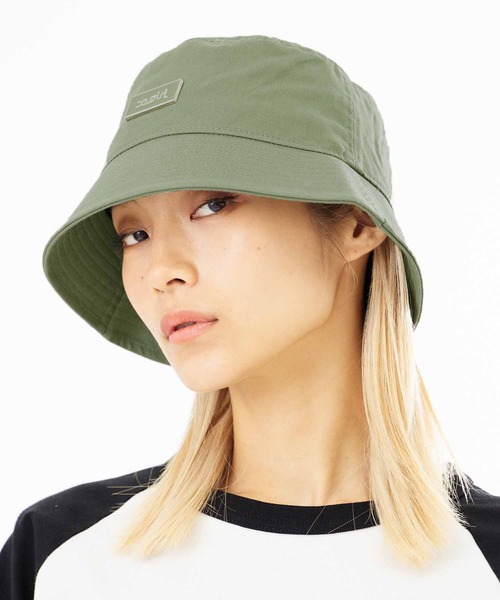 X-girl(エックスガール)の「METAL PLATE BUCKET HAT(ハット・レディース・ブラック/オリーブ/ライトパープル・ONE SIZE)」の6枚目の写真