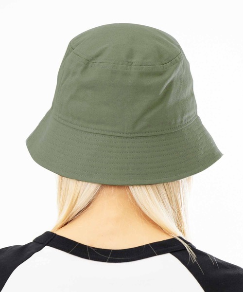 X-girl(エックスガール)の「METAL PLATE BUCKET HAT(ハット・レディース・ブラック/オリーブ/ライトパープル・ONE SIZE)」の7枚目の写真