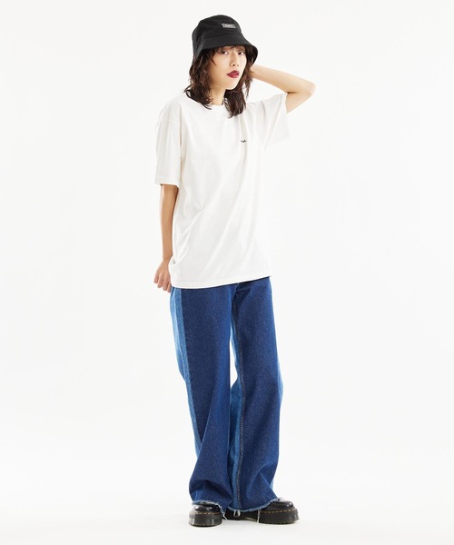 X-girl(エックスガール)の「METAL PLATE BUCKET HAT(ハット・レディース・ブラック/オリーブ/ライトパープル・ONE SIZE)」の8枚目の写真